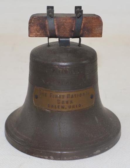 First National Of Salem Advertising Liberty Bell Bank: 4" x 4" no key