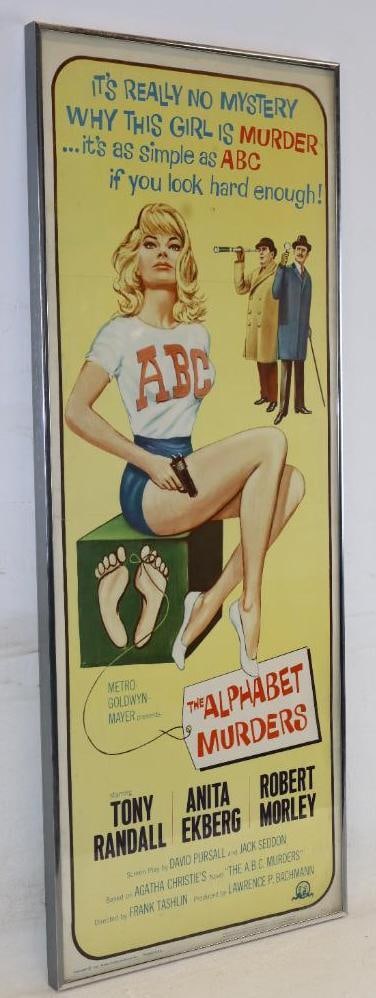 The Alphabet Murders 1965 MGM Framed Movie Poster (1 of 7)
