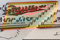 Miller High Life The Champagne of Bottled Beer Advertising Light Up Sign