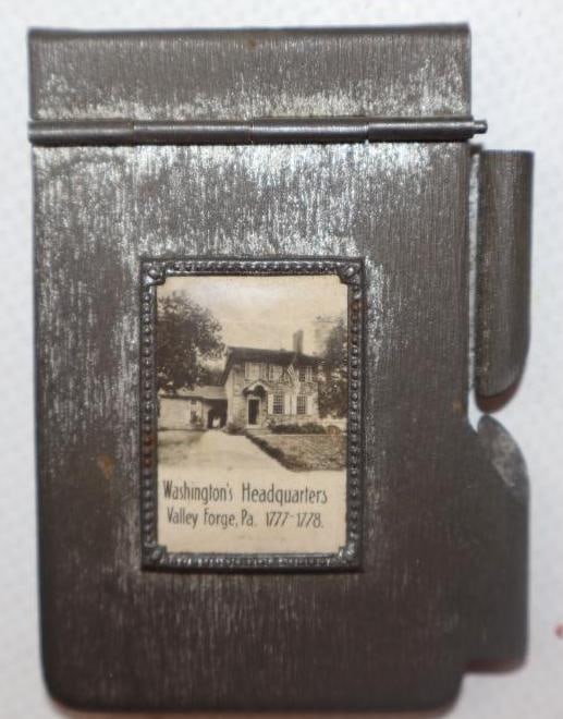 Washingtons Headquarters Valley Forge PA Pocket Notebook w/ Metal Case (1 of 2)