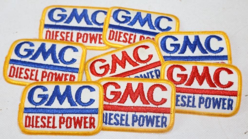 Group of 8 GMC Diesel Power Coat Patches (1 of 2)