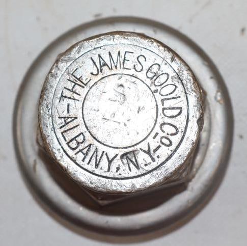 The James Goold Co. Albany NY Brass Threaded Carriage Hubcap (1 of 2)