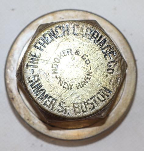 The French Carriage Co. Boston Brass Threaded Carriage Hubcap (1 of 2)