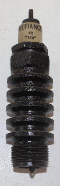 Defiance #2 "775" Early Automobile Spark Plug (1 of 3)