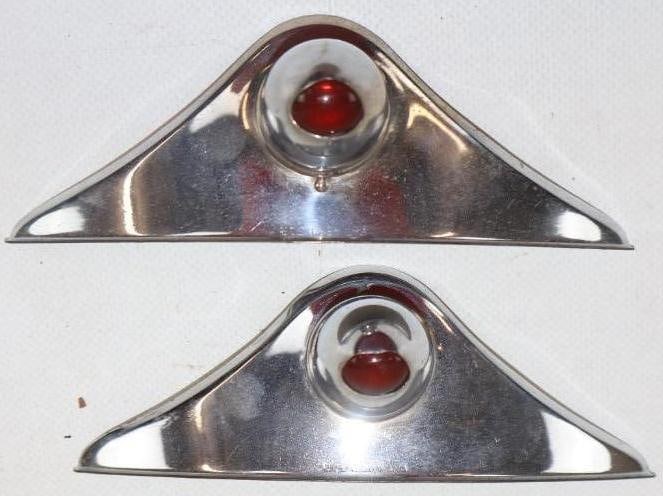 Group of 2 Jeweled Accessory Headlight Hoods: 5.50" x 2" x 1.50" each