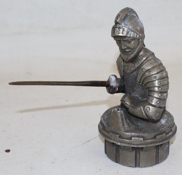 1926-1927 Willy's Knight Radiator Mascot Hood Ornament (1 of 3)