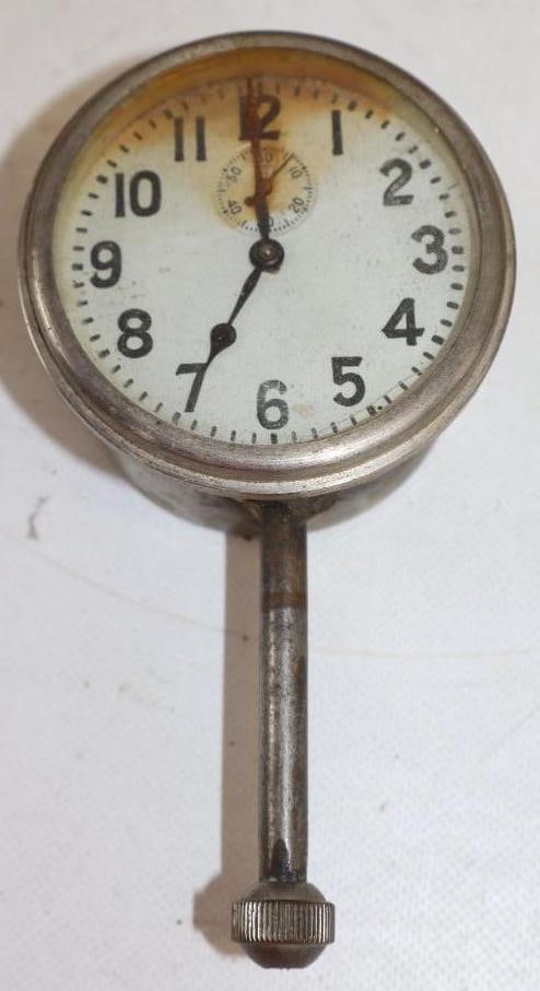 Early Automobile Wind Up Clock (1 of 2)