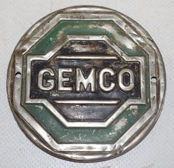 Gemco Radiator Emblem Badge: 3" diameter