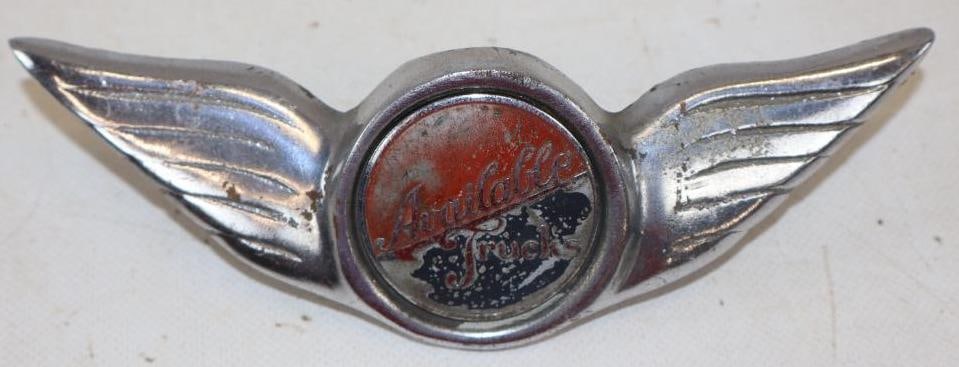 Available Trucks Radiator Emblem Badge: 7.25" x 2.25" x 1.50"