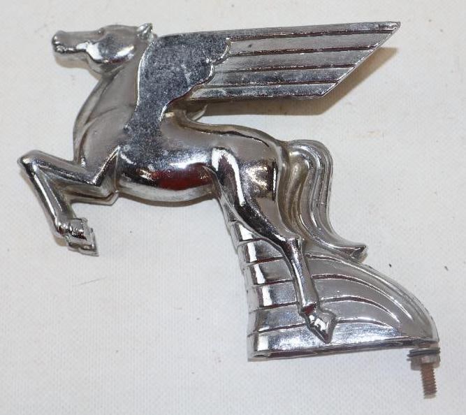 Flying Pegasus Radiator Mascot Hood Ornament (1 of 3)