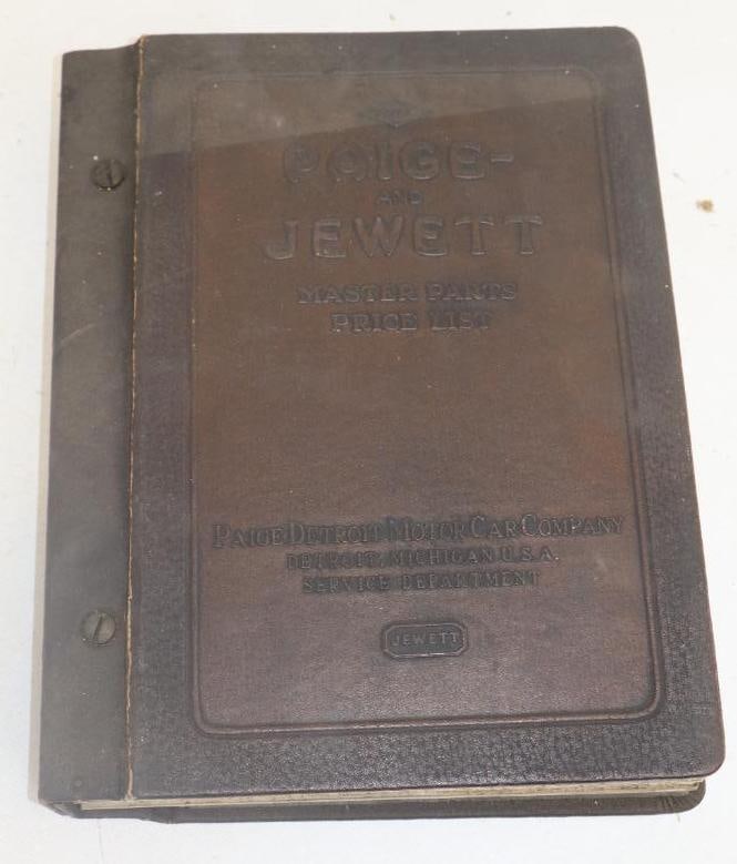 1924 Paige Detroit And Jewett Master Parts Price List Catalog: 11.50" x 9" x 2.50"