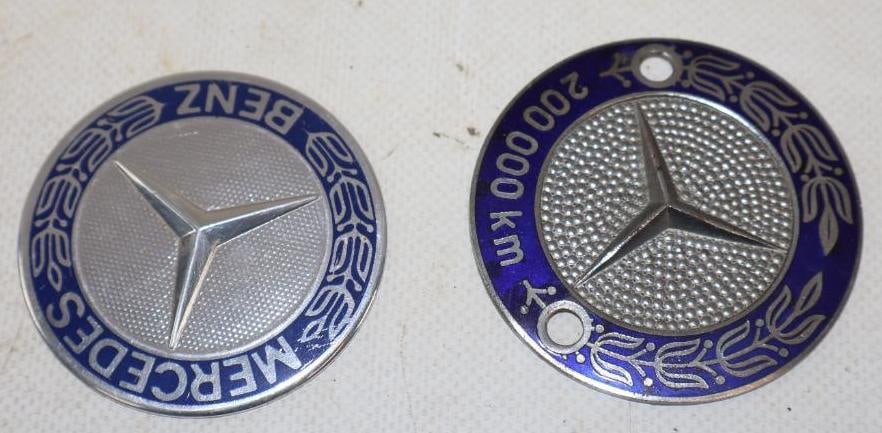 Group of 2 Mercedes Benz Radiator Emblem Badges (1 of 2)
