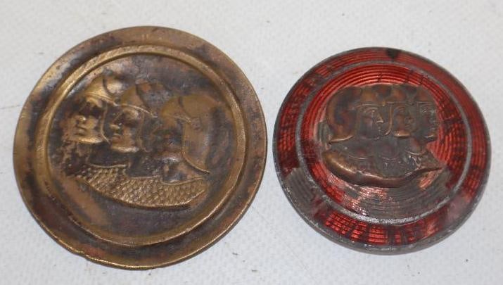 Group of 2 1931 and 1937 Graham -Paige Radiator Emblem Badges (1 of 2)