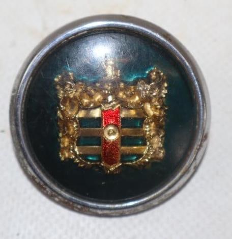 1949-50 Dodge Coronet Radiator Emblem Badge: 1.75" diameter