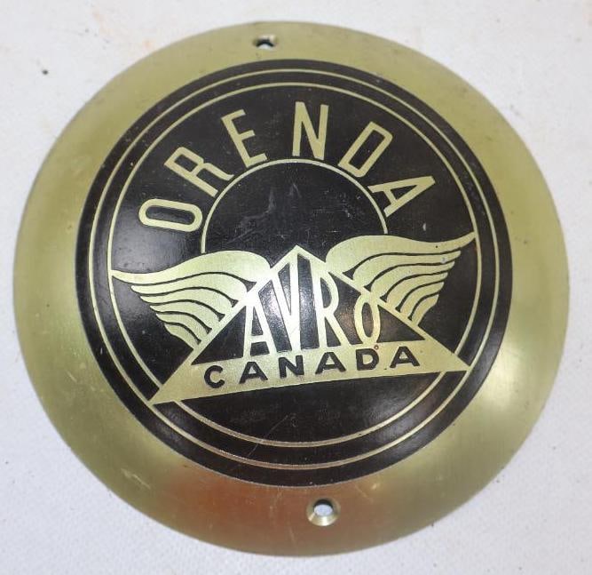 Orenda Avro Canada Airplane Hubcap Wheel Cover (1 of 2)