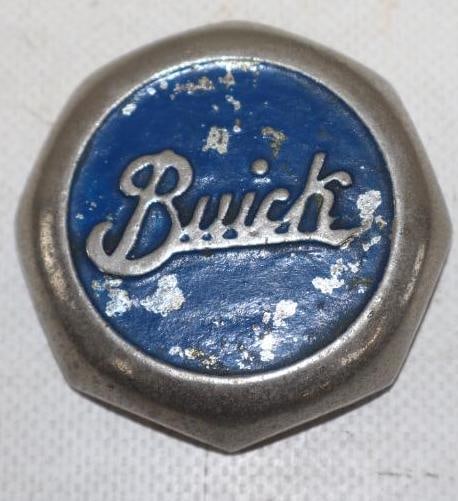 Buick Script Hub Cap Paper Weight: 2.25" diameter