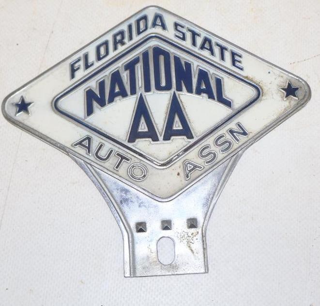 Florida State National Auto Association License Plate Topper (1 of 2)