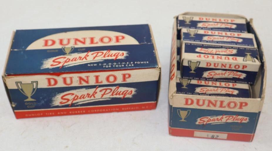 Group of 18 Dunlop Spark Plugs in Original Boxes (1 of 3)