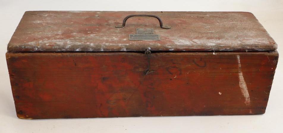 Dodge Brothers Business Sedan Emblem Attached To All American Audio Frequency Wooden Box (1 of 5)