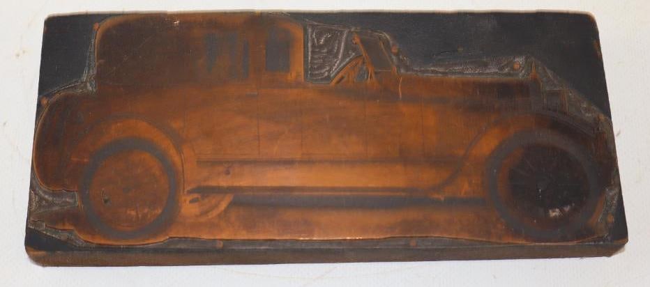 Early Automobile Brass Stamp (1 of 2)