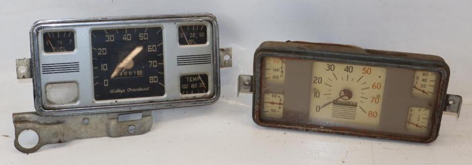 Group of 2 Willys Overland Automobile Instrument Panels (1 of 4)