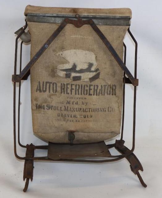 Early Auto Running Board Mounted Refrigerator MFG By The Stoll Manufacturing Co. (1 of 4)
