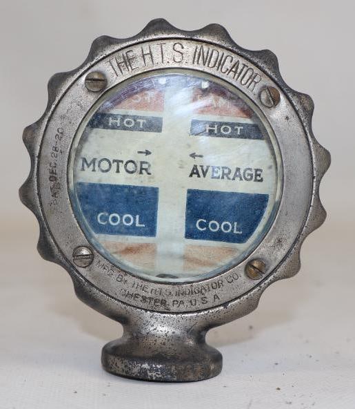 The H.T.S. Indicator Moto Meter: 3.25" diameter