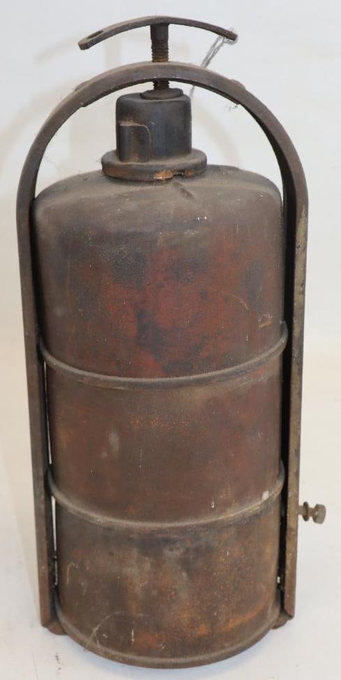 Early Automobile Running Board Road Flare Carrier (1 of 3)