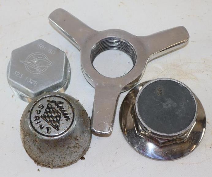 Group of 4 Alcoa, Arsen Spirit, Lemken And Velodrome Hubcaps (1 of 2)