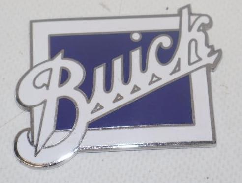 1913-1928 Buick (small) Radiator Emblem Badge: 1.5" x 2", cloisonne