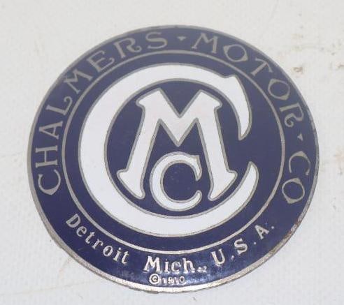 1914 - 1918 Chalmers Detroit MI Radiator Emblem Badge (1 of 2)
