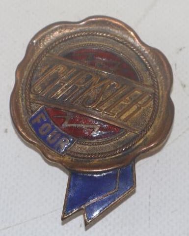 1925 - 1927 Chrysler Four Radiator Emblem Badge (1 of 2)