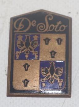 1928 - 1939 DeSoto Cincinnati Oh Radiator Emblem Badge (1 of 2)