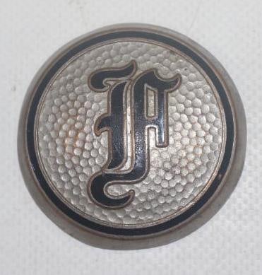 1925-1926 Franklin Script F Radiator Emblem Badge (1 of 2)
