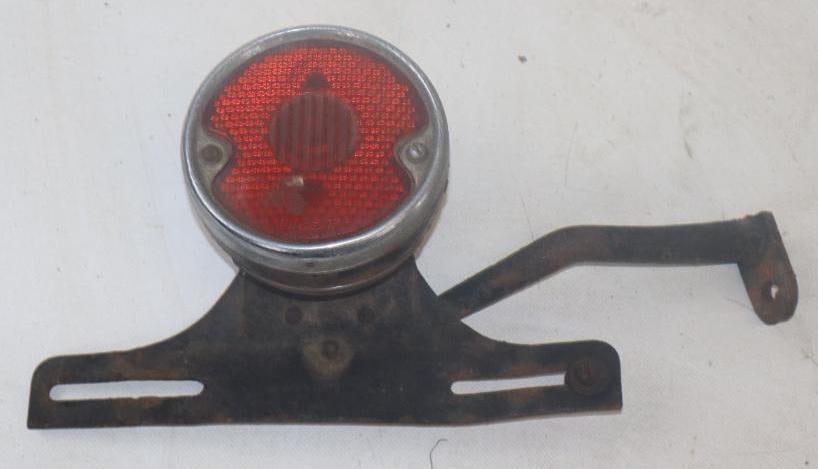 Early Automobile Accessory Tail Light with Original Mounting Bracket (1 of 2)