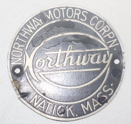 Northway Motors Corp. Automobile Coach Builder Identification Tag: 2.50" diameter