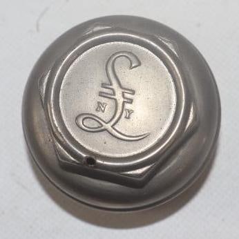 Sterling NY Brass Threaded Automobile Hubcap (1 of 2)