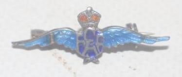 WWll Royal Airforce Cloisonne Pin Back Badge (1 of 2)