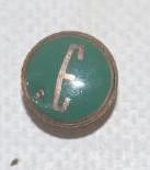 Ford Edsel Hat Badge/Lapel Pin: .50" diameter