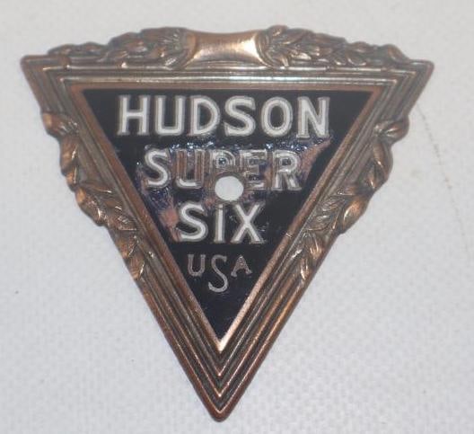 1929 Hudson Super Six Radiator Emblem Badge (1 of 2)