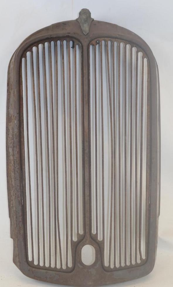 1931-32 Willys-Overland Automobile Radiator Grill Shell and Hood Ornament (1 of 3)