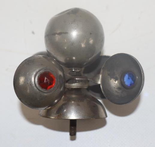 Spinning Jeweled Automobile Radiator Hood Ornament Mascot (1 of 4)