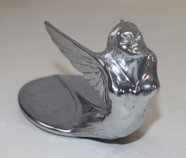 1930's Plymouth Winged Goddess Automobile Radiator Hood Ornament (1 of 4)