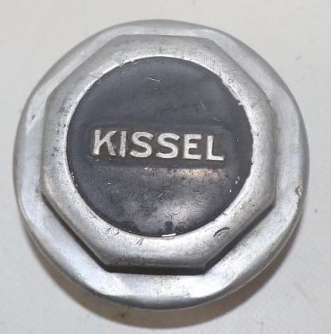 Kissel Aluminum Threaded Automobile Hubcap (1 of 2)