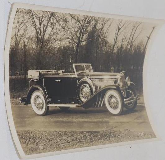 Original Duesenberg Convertible Phaeton Supercharged 142 1/2" Chassis Dealership Photo (1 of 3)