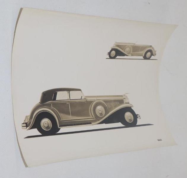 Original Duesenberg Model J Convertible Dealership Photo (1 of 2)