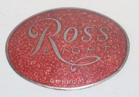 1915 - 1918 Ross Eight Radiator Emblem Badge (1 of 2)