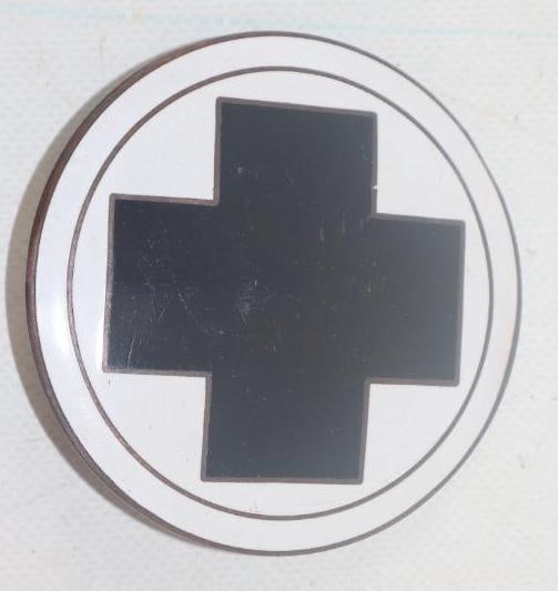 Med Corps Emblem Badge: 3" diameter, cloisonne