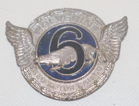REO Wolverine 6 Radiator Emblem Badge (1 of 2)