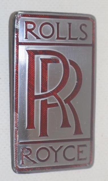 1921 - 1925 Rolls Royce - Springfield, MA Radiator Emblem Badge (1 of 2)